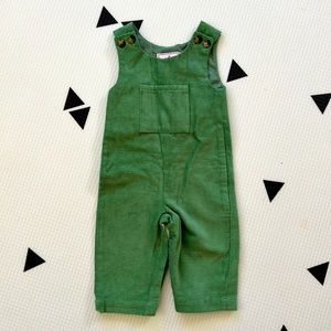 Classic Prep green corduroy overalls - NWOT